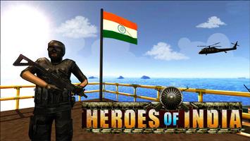 Heroes Of India - FPS Game Affiche