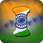 Indian Flag Letter-icoon