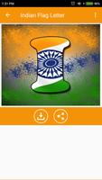 برنامه‌نما Indian Flag Letter عکس از صفحه