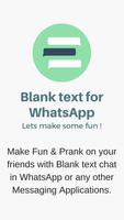 Blank Message ( Text )  for WhatsApp Affiche