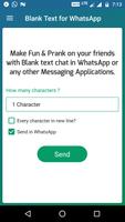 Blank Message ( Text )  for WhatsApp capture d'écran 2