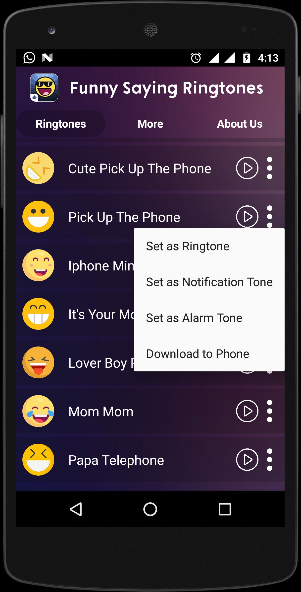 Descarga de APK de Funny Saying Ringtones para Android
