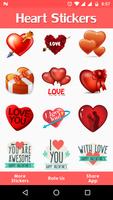 Heart Love Stickers Affiche