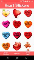 Heart Love Stickers captura de pantalla 2