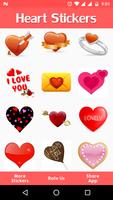 Heart Love Stickers captura de pantalla 3