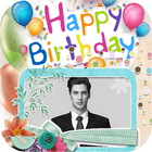 Birthday Cake Photo Frame Card icône