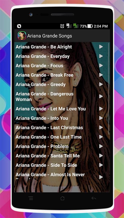 Ariana Grande Songs For Android Apk Download - ariana grande roblox focus