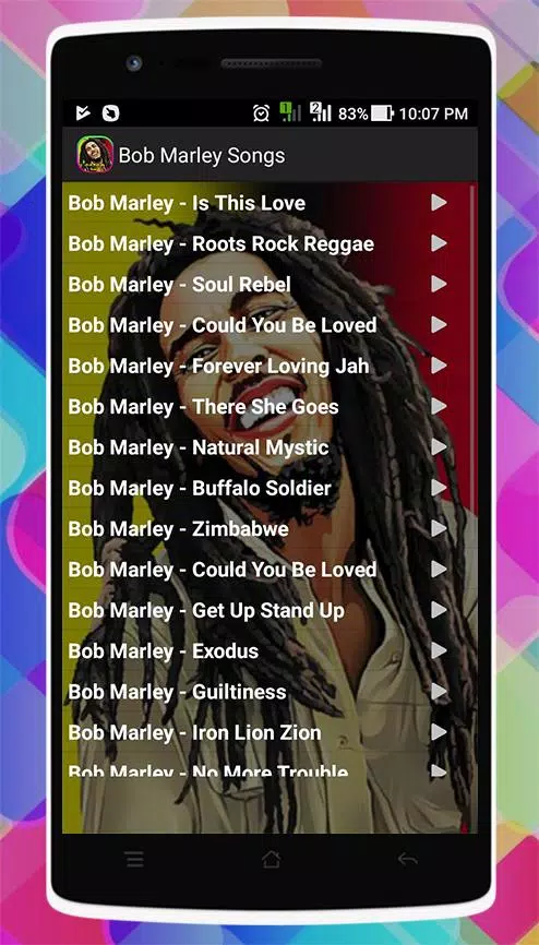 Bob Marley Songs APK pour Android Télécharger