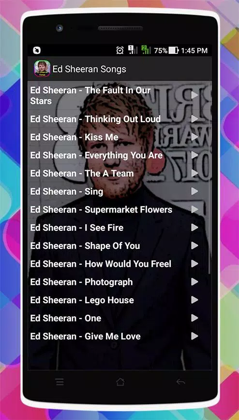 Ed Sheeran Perfect Songs APK for Android Download