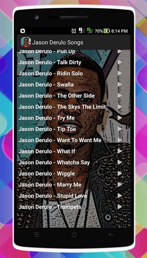 Jason Derulo Songs For Android Apk Download - jason derulo trumpets roblox id
