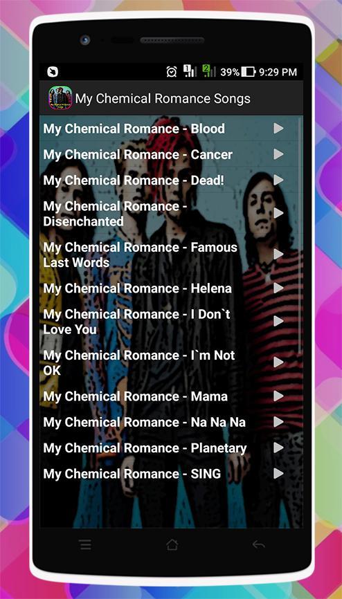My Chemical Romance Songs For Android - APK Download