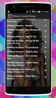 3 Schermata Whitney Houston Songs