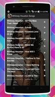 1 Schermata Whitney Houston Songs