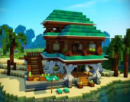 Poster La Costruzione della casa in Minecraft PE