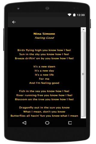 Bes Lyrics Nina Simone For Android Apk Download