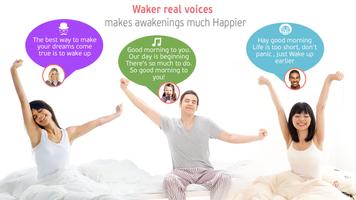 Waker: Wake Up With Cool Voice Affiche