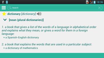 English Dictionary Basic captura de pantalla 3