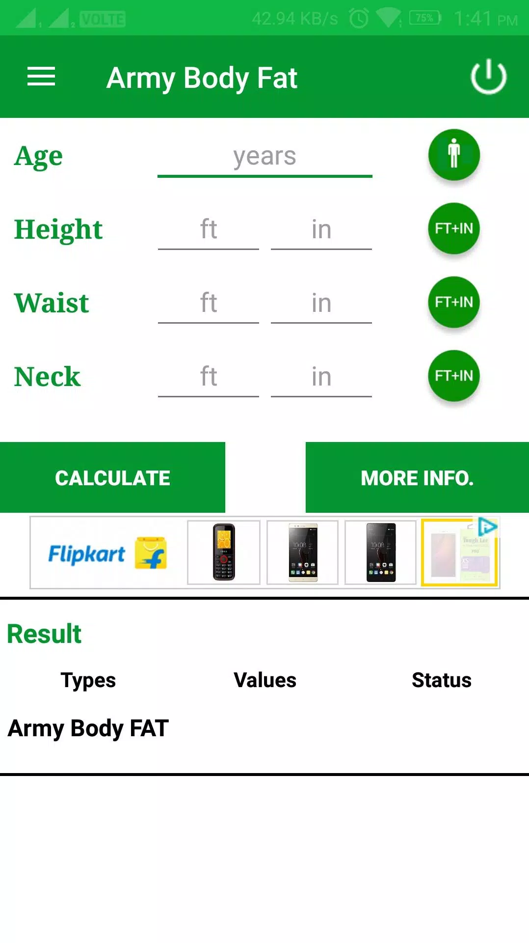 Army Body Fat Calculator APK for Android Download