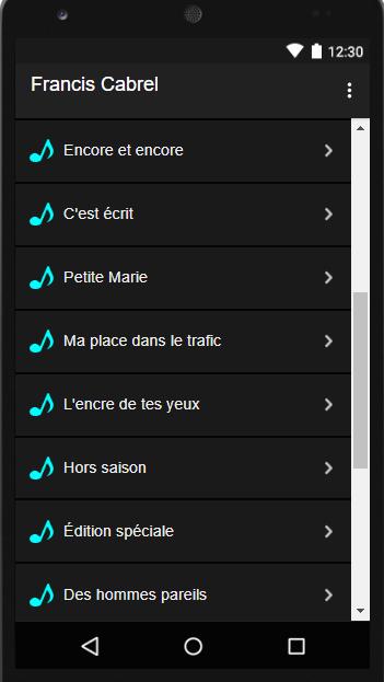 TÉLÉCHARGER FRANCIS CABREL LENCRE DE TES YEUX