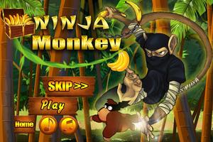 ninja monkey in jungle castle screenshot 3