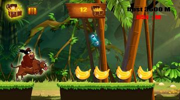 ninja monkey in jungle castle captura de pantalla 1
