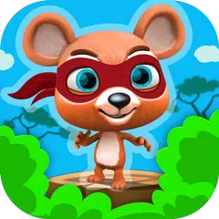 Ninja Bär Spring Spiel APK Herunterladen