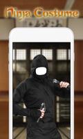 Ninja Costume Photo Suit Editor स्क्रीनशॉट 1