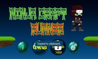 Ninja craft runner capture d'écran 1