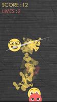 NINJA Emoticone - emoji cut funny simple samurai 스크린샷 1