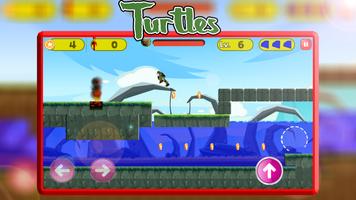 turtle Adventure Ninja الملصق