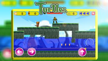 turtle Adventure Ninja تصوير الشاشة 2