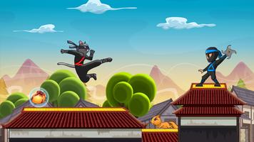 Awesome Ninja Cat Affiche