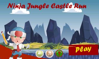 Ninja Jungle castle run capture d'écran 1