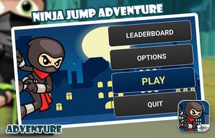 Ninja Jump city Adventure Cartaz