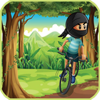 Ninja Stunts Jungle Bike Dash icon