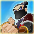 samurai: ninja run game Ψ-APK