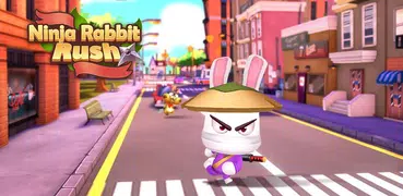 Ninja rabbit Rush - Fun Running Games
