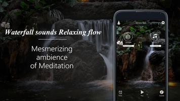 Waterfall sounds-Relaxing flow تصوير الشاشة 1