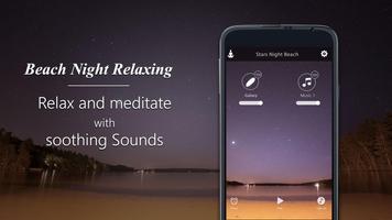 Beach Night-Relaxing Waves постер