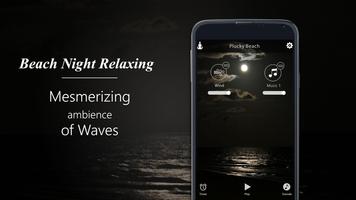 Beach Night-Relaxing Waves Ekran Görüntüsü 1