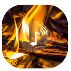 Fire sounds ~ Fire wallpaper Sleep sounds HD ikona