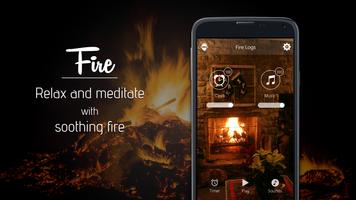 Fireplace ~ Indoor Fire HD plakat