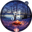 Romantic Fire Screen Fire sounds Fire wallpaper APK