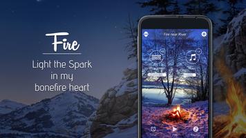 Fireplace Romantic Fire Screen تصوير الشاشة 2
