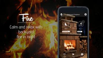 Romantic Fire Screen Fire sounds Fire wallpaper capture d'écran 3