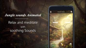 Jungle sounds-Animated Screen پوسٹر