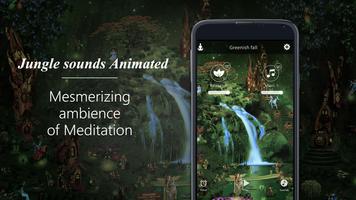 Jungle sounds-Animated Screen ภาพหน้าจอ 1