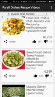 Farali Dishes Recipe Videos capture d'écran 2