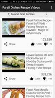 Farali Dishes Recipe Videos capture d'écran 3