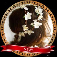 Crown Flower Hairstyles Affiche